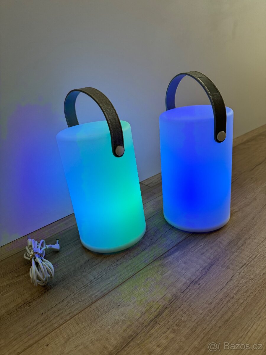 Venkovní LED lampičky Tchibo – 2 ks, nabíjecí - 3