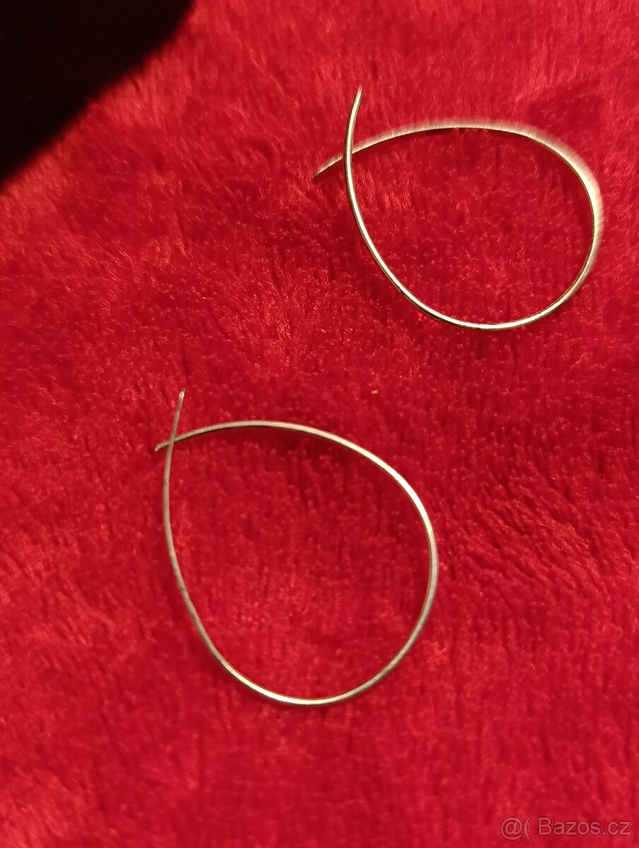 Stříbrné náušnice - 3