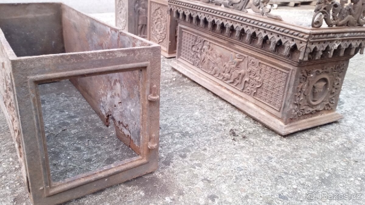 Litinové díly že starožitných kamen - 3