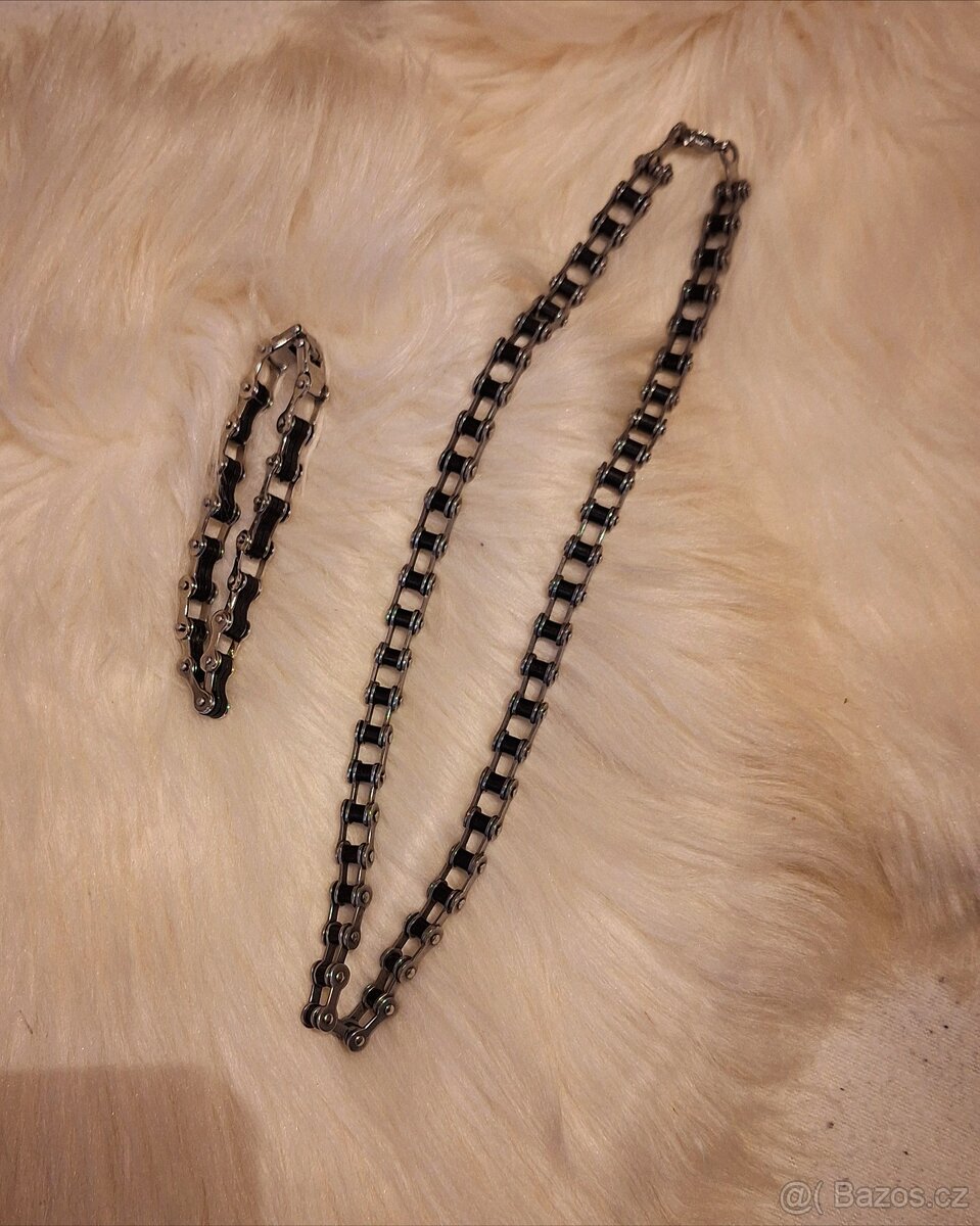 Náhrdelník a náramek "Řetěz" - 3