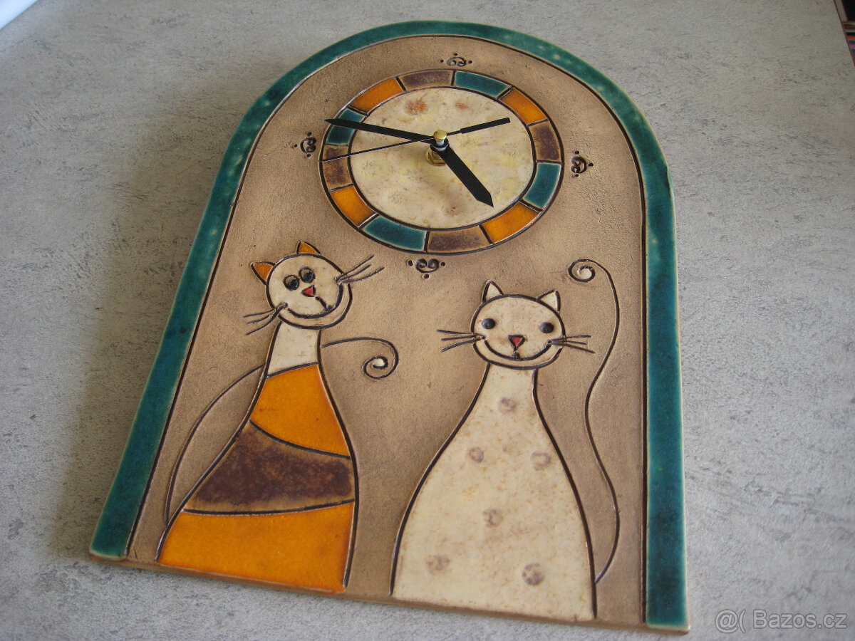♦️ KERAMICKÉ NÁSTENNÉ HODINY ♦️ - 3