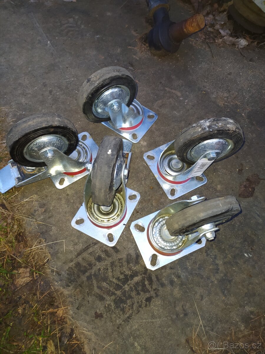 Pojezdová kolečka gumová - 3