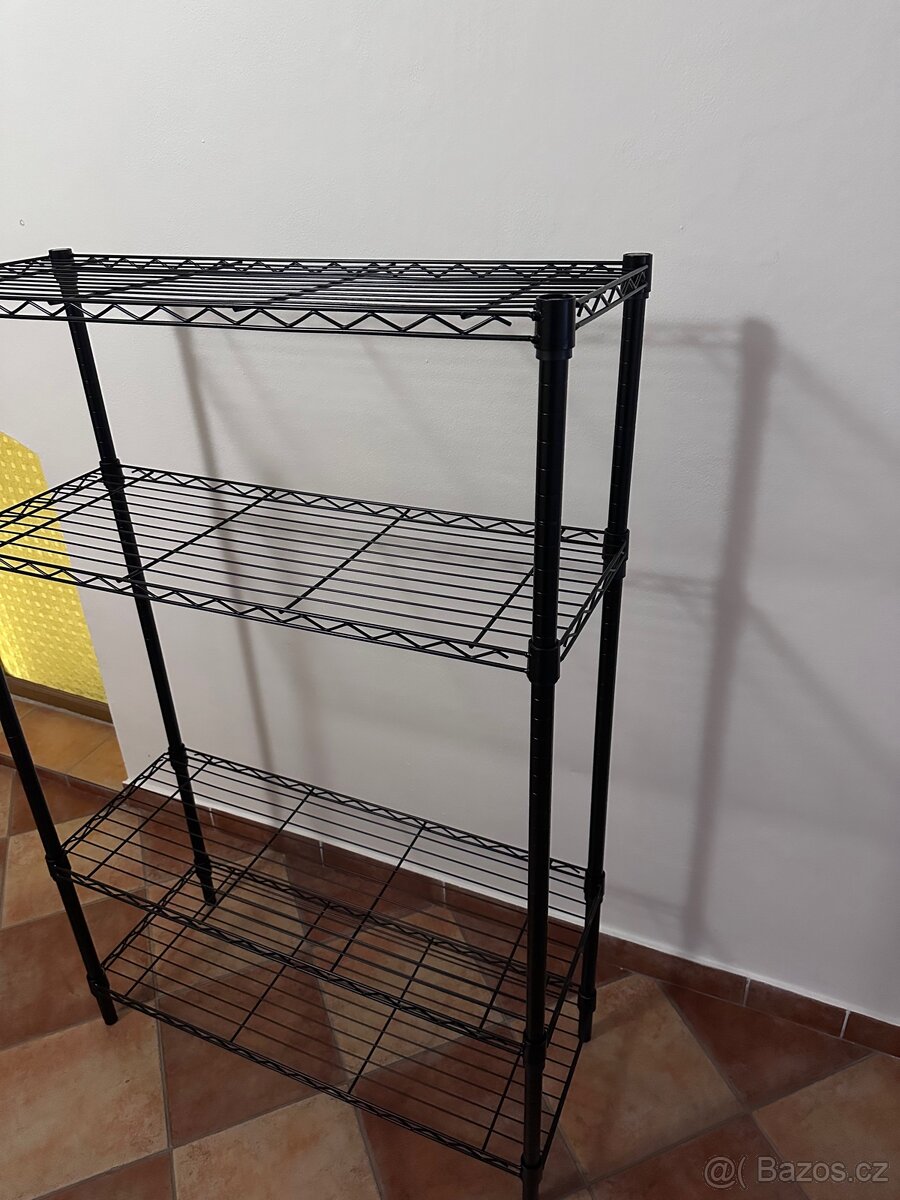 Kovový regál 91 x 35 x 137 cm - 3