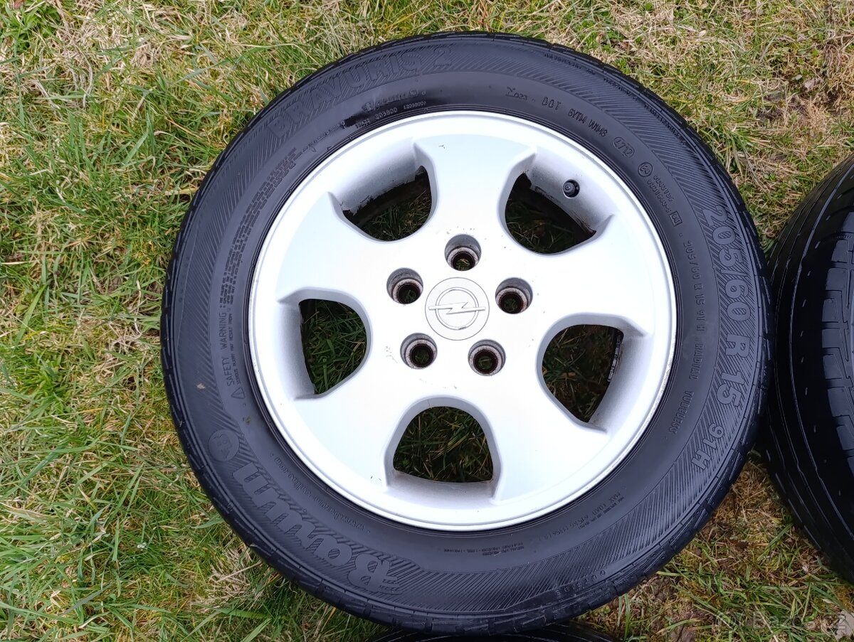 Prodám sadu ALU disků Opel R15 5x110 - 3