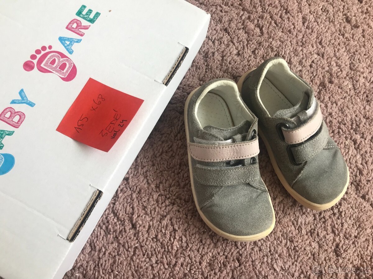 Dětské boty BABY BARE FEBO SPRING Grey, vel. 24 - 3