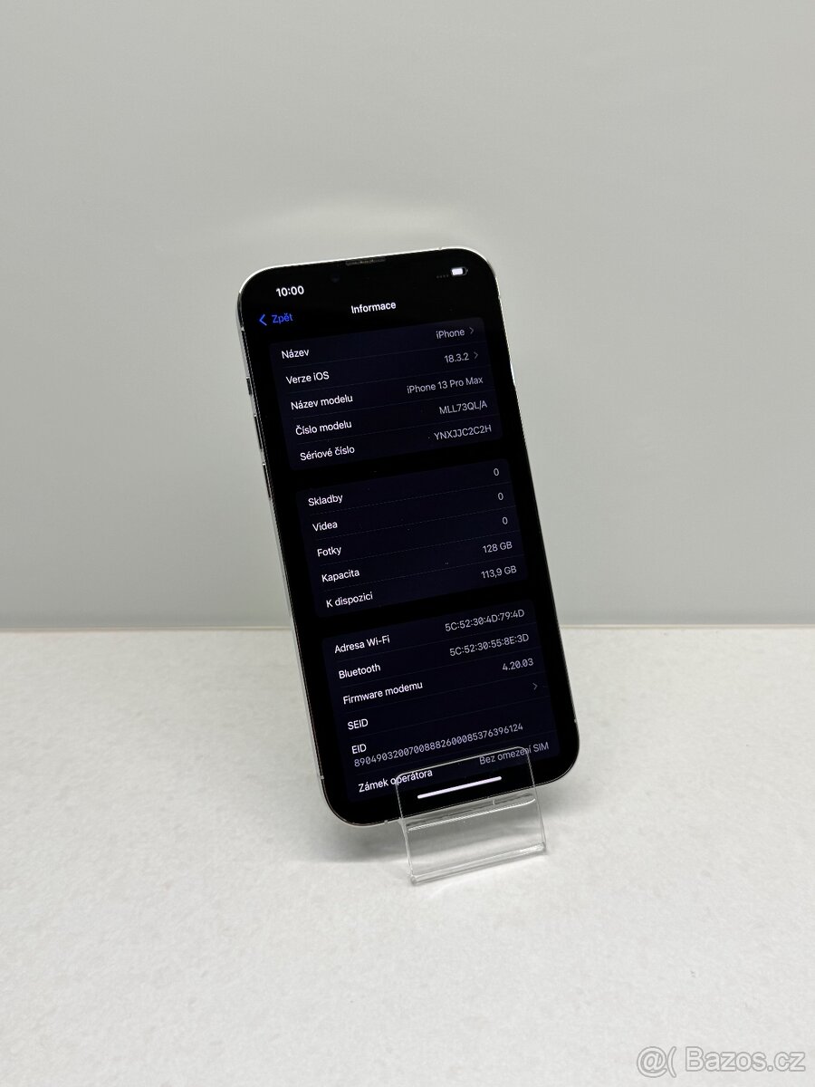 APPLE IPHONE 13 PRO MAX 128GB STŘÍBRNÝ-ZÁRUKA - 3