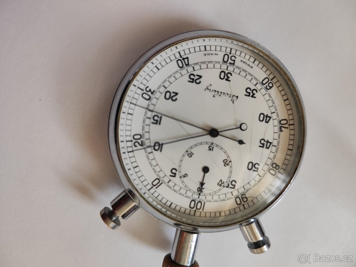 Kapesní hodinky stopky Breitling rattrapant - 3