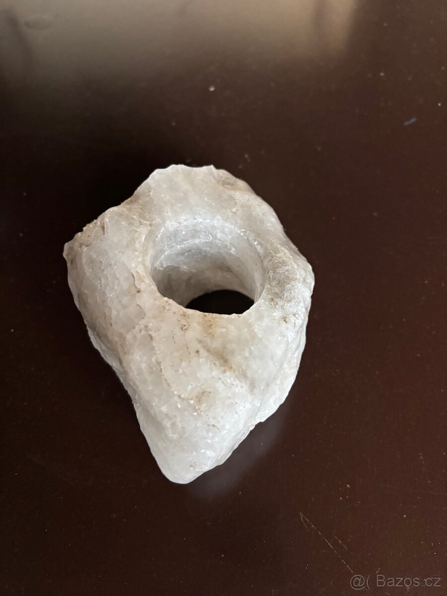 Solná lampa na čajovou svíčku - 3