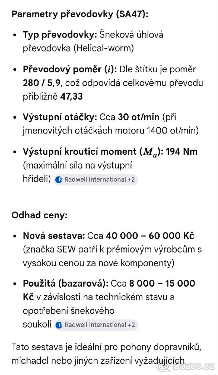 Motor s převodovkou - 3