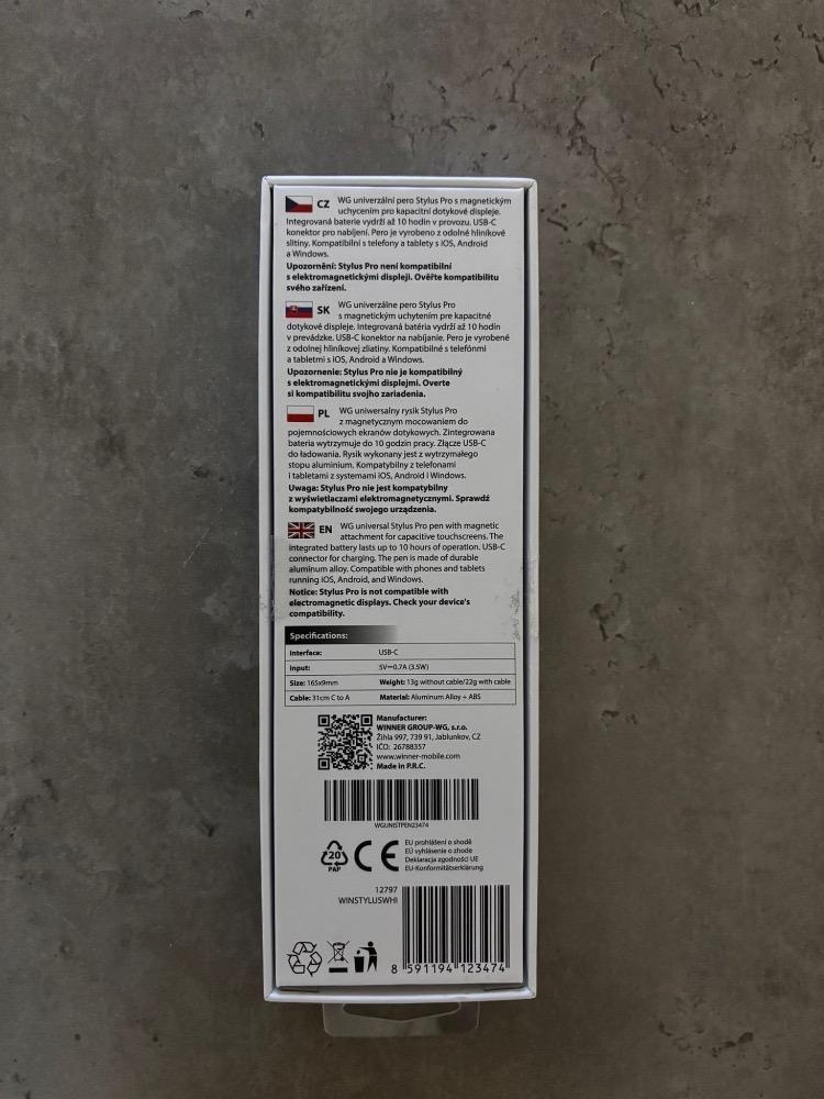 Stylus WG Kapacitní dotykové pero - 3