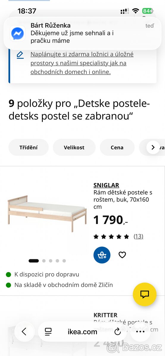 Dětská postel se zabranou - 3