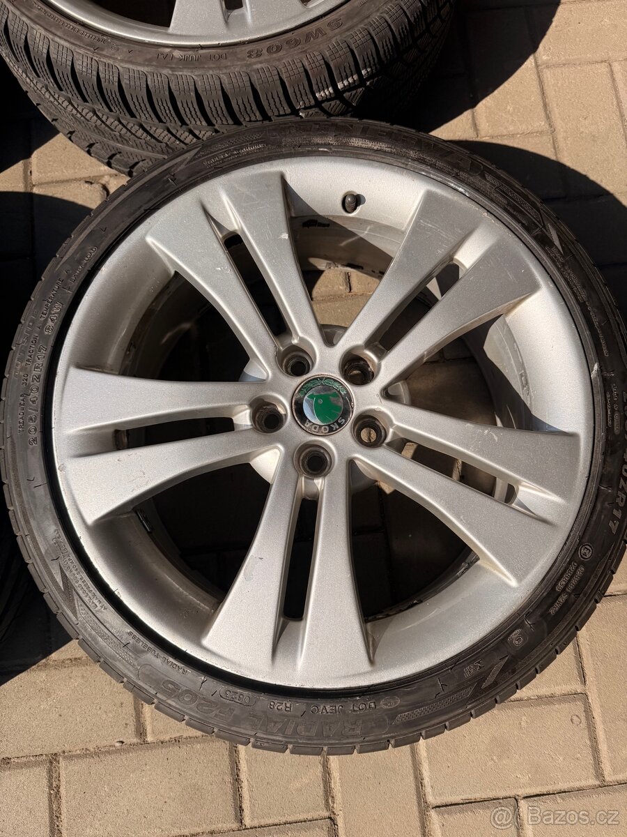 Alu sada R17 Škoda Trinity 5x100 - 3