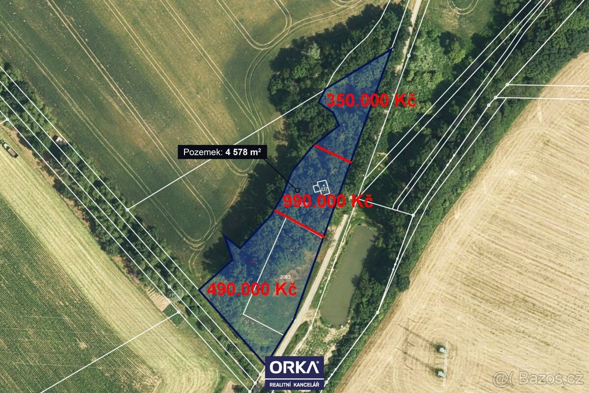 Prodej pozemku 880 m2 - Radotín u Lipníka nad Bečvou - 3