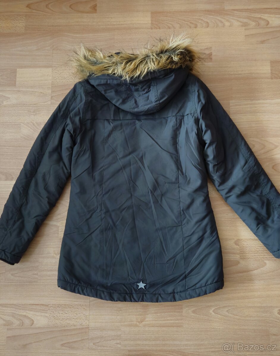Zimní bunda tmavě šedá Staccato dámská/dívčí vel. L - 3