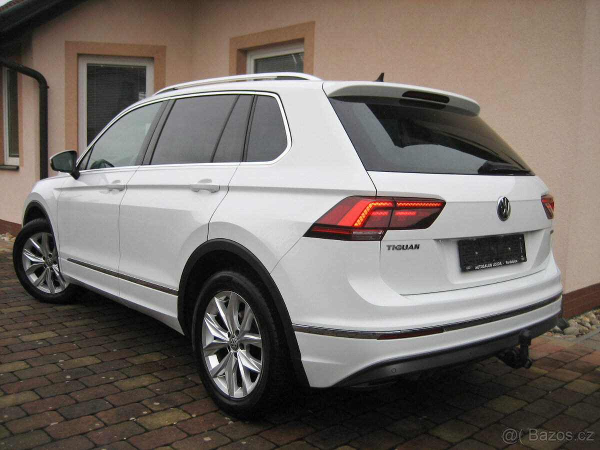 VW TIGUAN 2,0 TDI Highline 4x4 tažné 2x kola ACC DSG LED DPH - 3