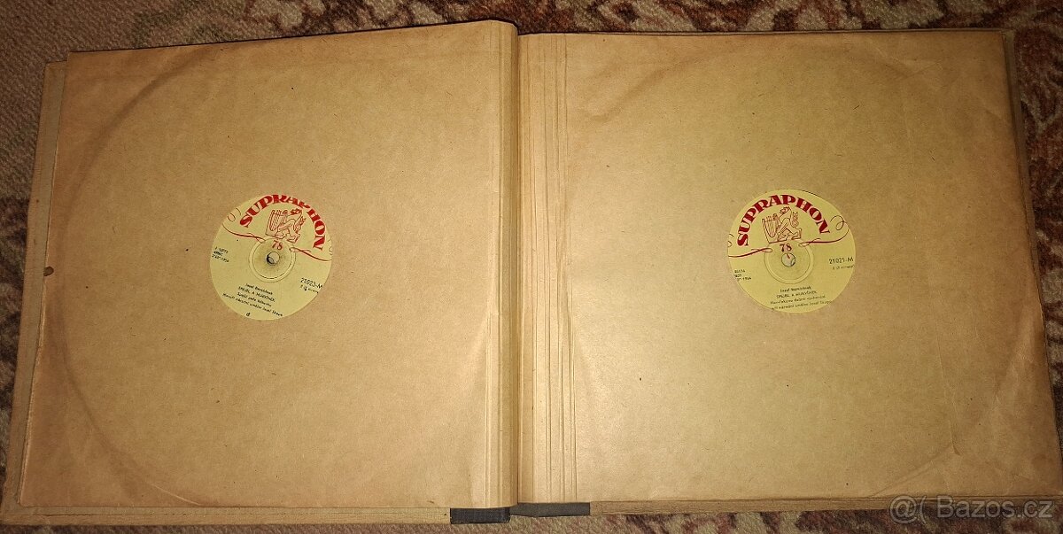 Šelakové gramofonové desky - Spejbl a Hurvínek - 25cm - 3