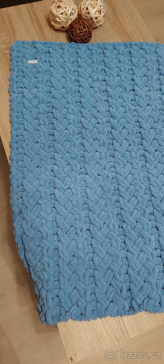 Deka pro miminko Alize Puffy- modrá- Skladem - 3