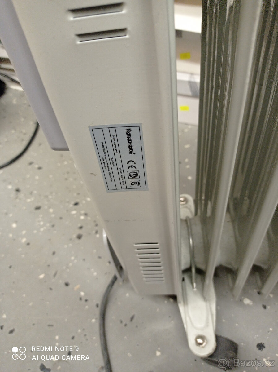 Olejový radiátor Ravanson OH13 - 3