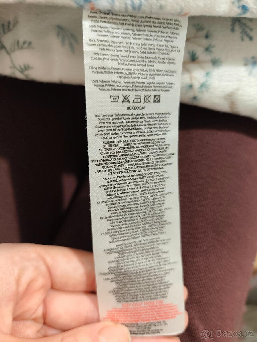 Zavinovačka na suchý zip 80x80 cm - 3