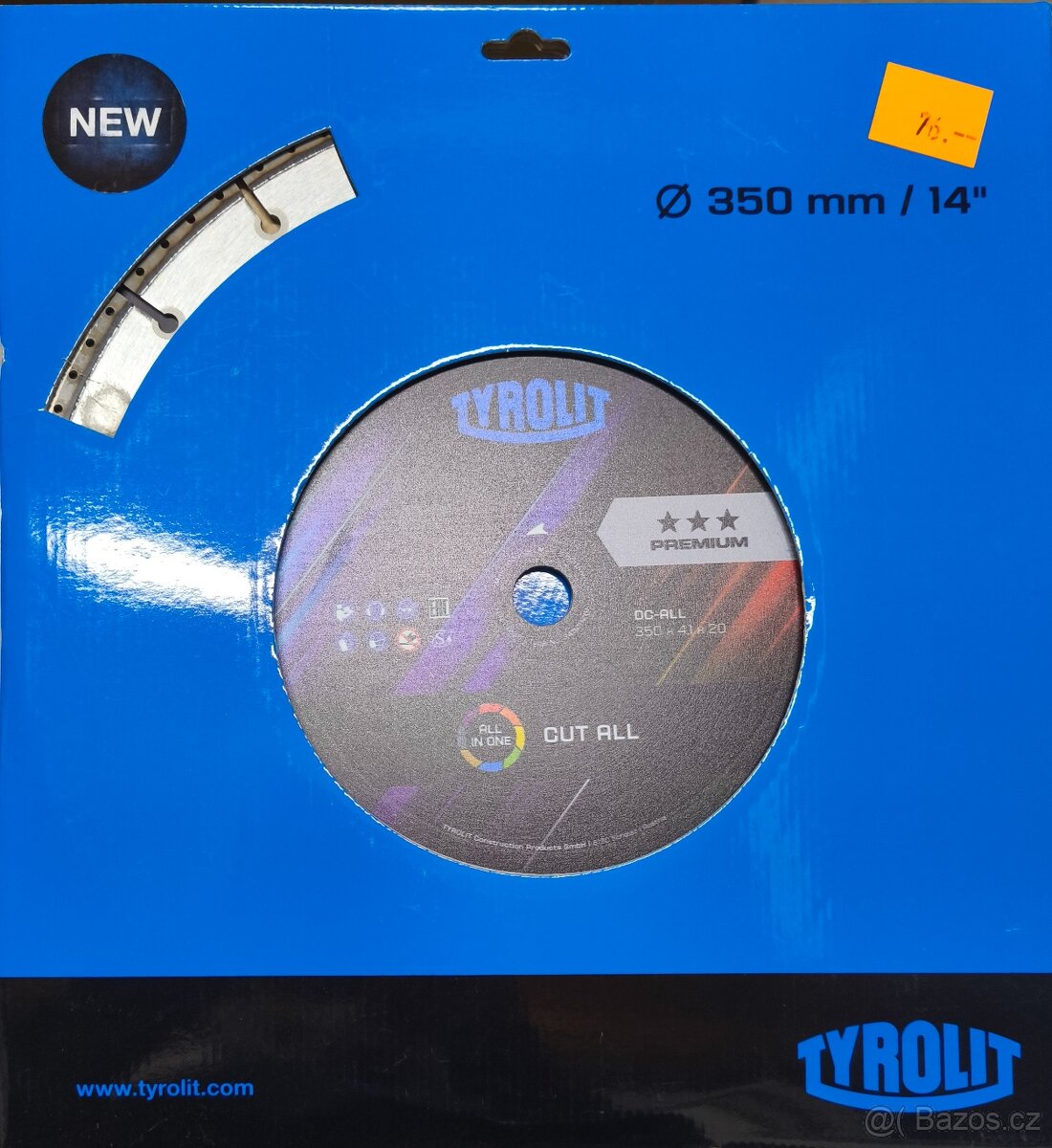 Diamantový kotouč 350 mm Tyrolit - 3