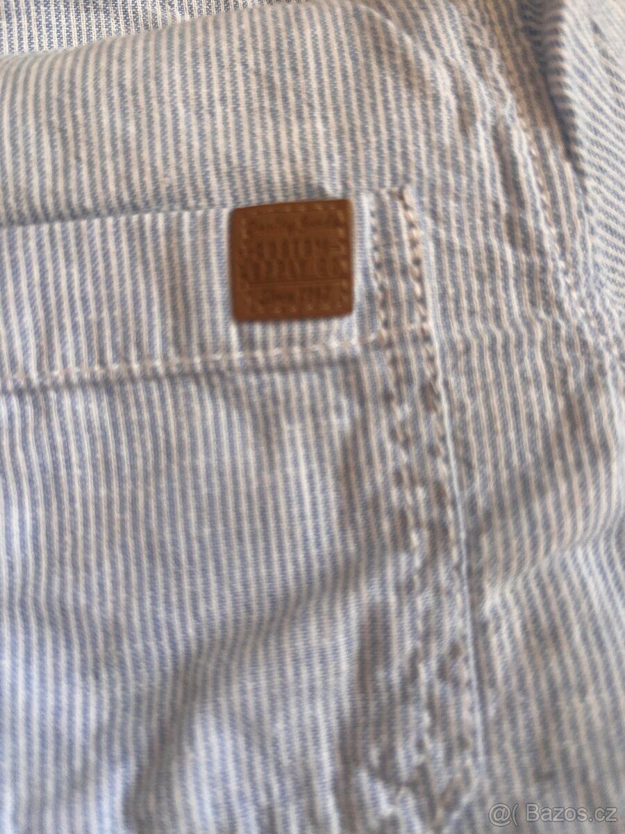 Modrá košile s proužkem vel. 110 - 3