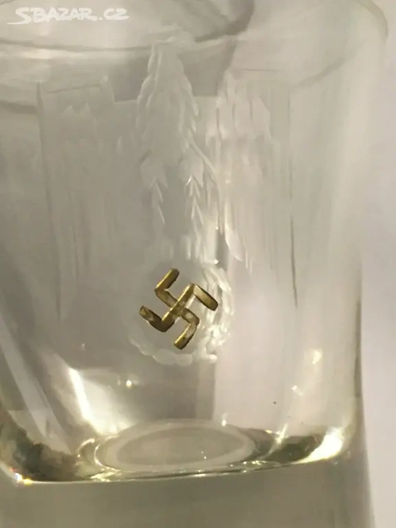 Německá 2 válečná sklenička na šňaps - 3