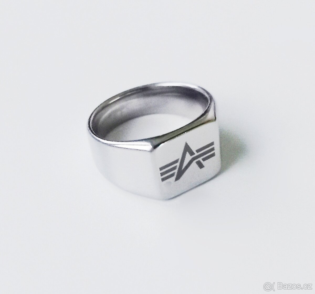 NOVÝ nerezový prsten Alpha Industries - 3