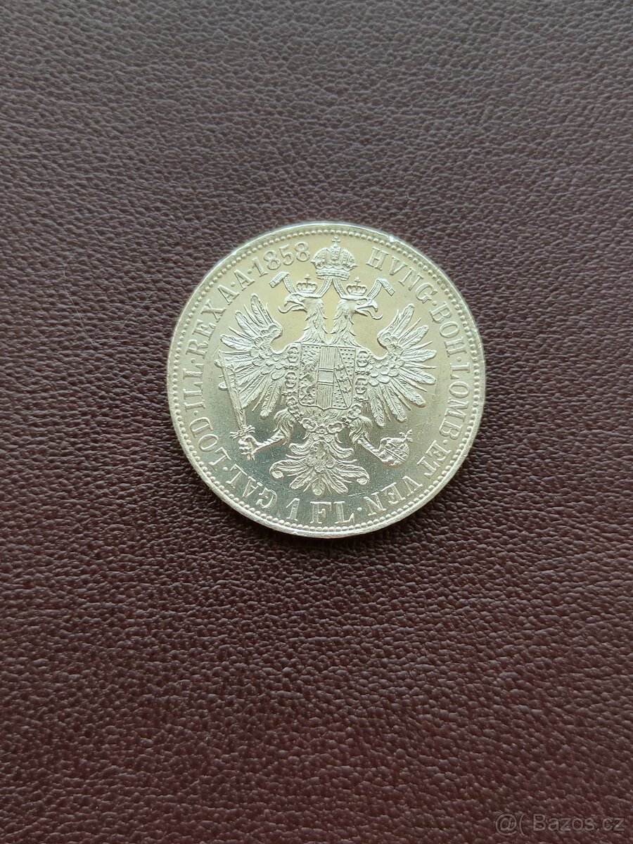 1 zlatník 1858 B Fran. Josefa I. - 3