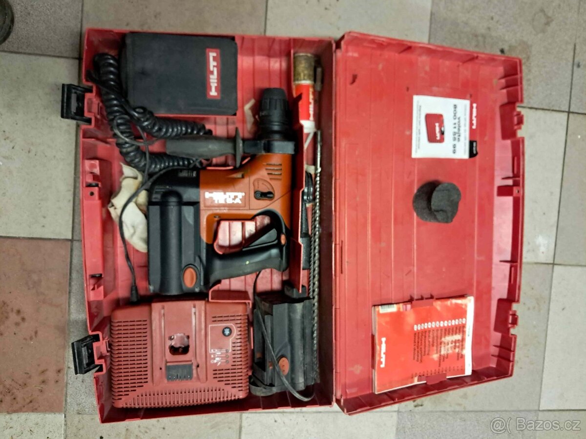 Aku vrtatčka HILTI TE6 - A, příklepová,s příslušenstvím - 3
