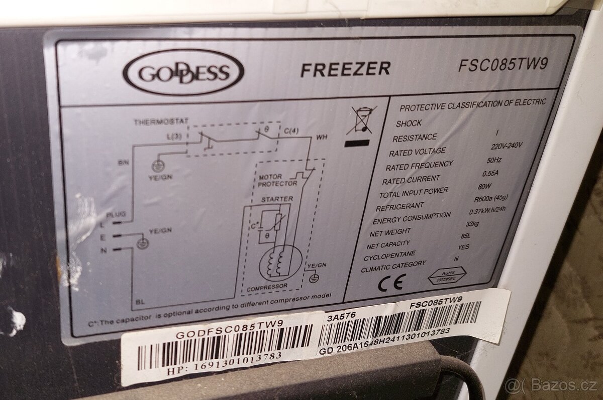 Mrazák Goddess 85L - 3