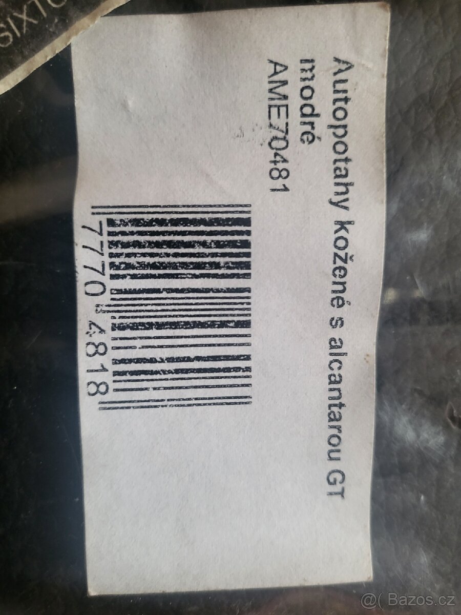 Autopotahy kožené s alcatarou GT - 3