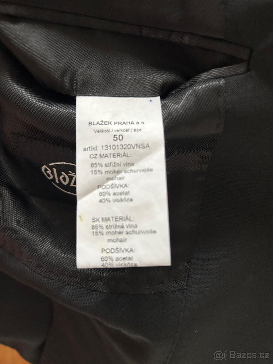 Oblek Blažek vel 50 - 3