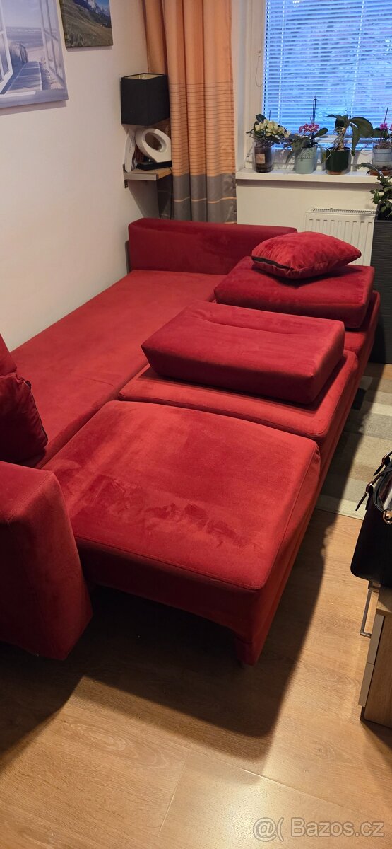 Pohovka červená - 3