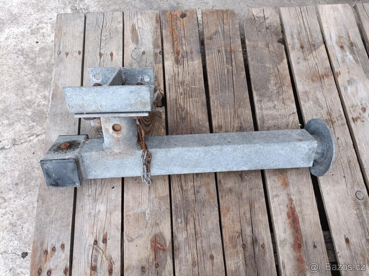 2x Podpěrná noha - otočná pro přivěs, vlek - 3