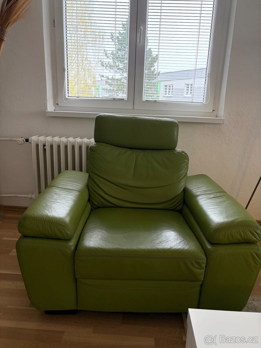 Velké kožené křeslo - 3