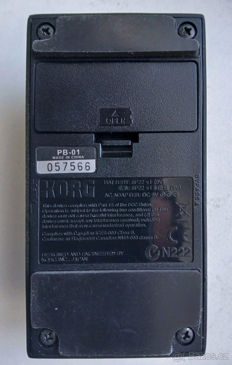 Prodám ladičku KORG Pitchblack PB-01 - 3