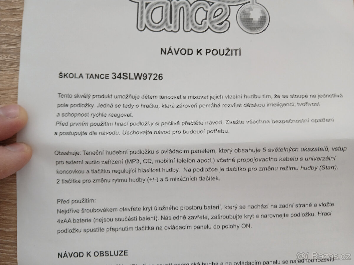 Dětská taneční podložka - 3