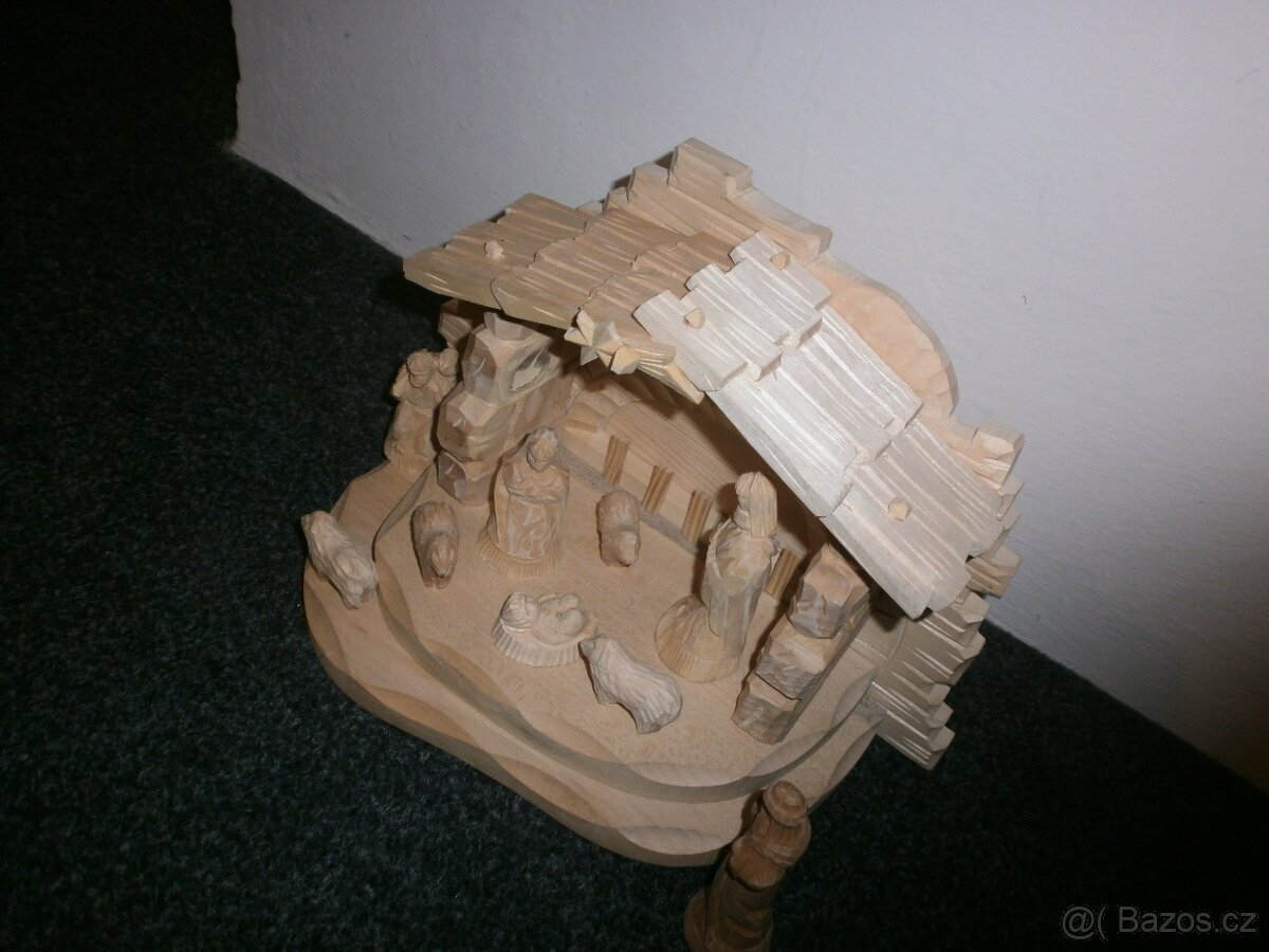 Dřevěný betlém 14B8 - 3