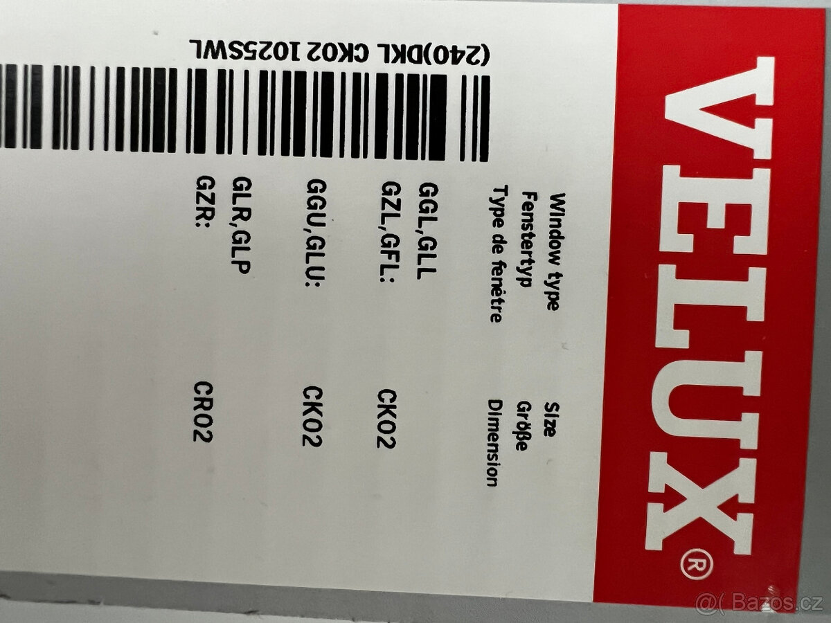 Zastiňovací roleta VELUX CK 02 - 3