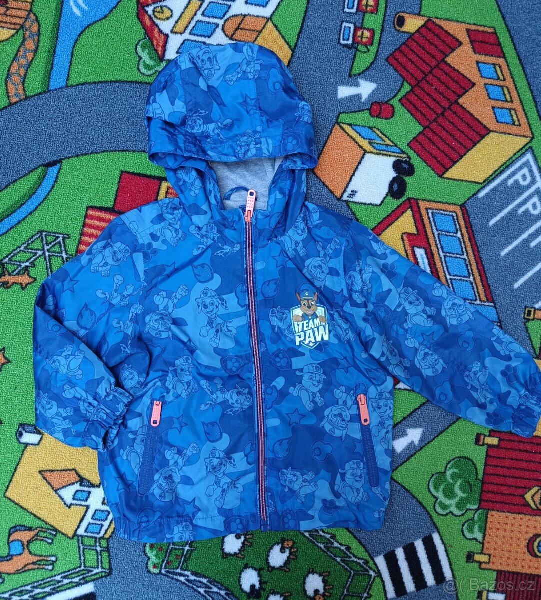 Podzimní šusťáková bunda C&A Tlapková patrola vel. 98 - 3