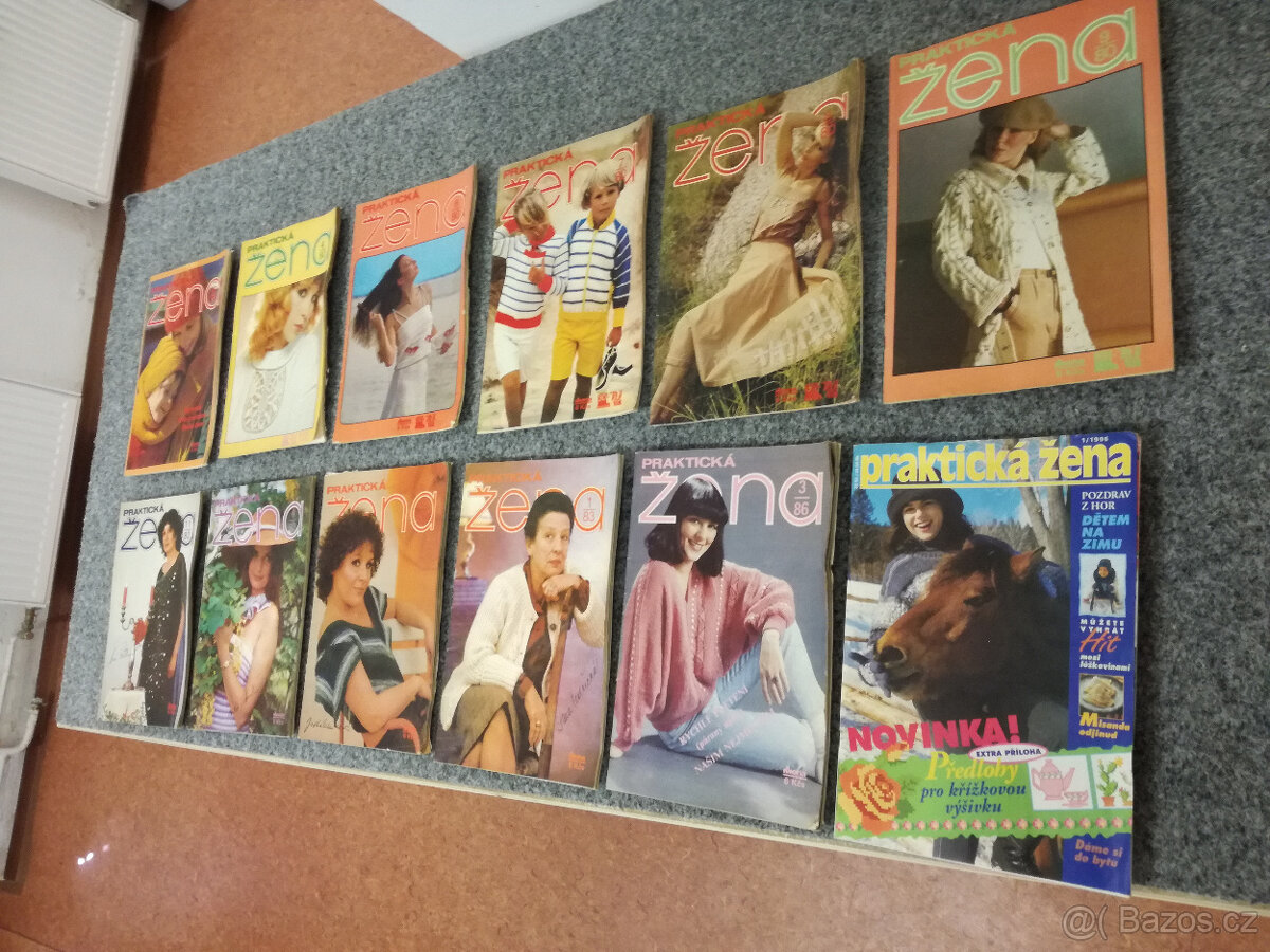 Retro ženské časopisy - móda, šití - 3