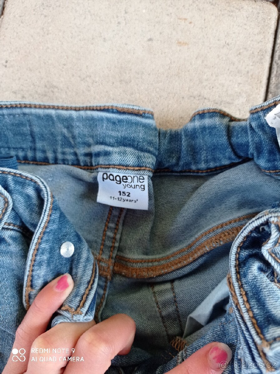 Dívčí skinny ryfle 152 - 3