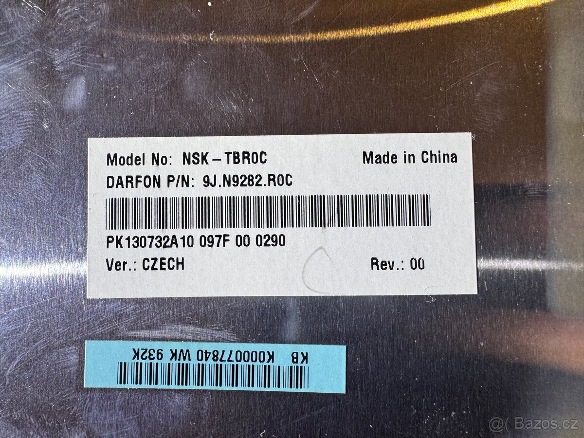 Klávesnice k notebooku Toshiba NSK-TBR0C - 3