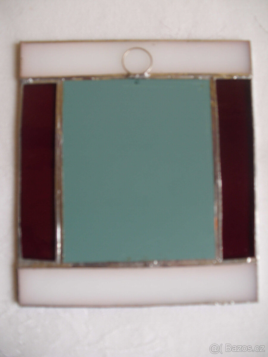 NOVÁ zrcátka - vitráž (8 ks) - 3