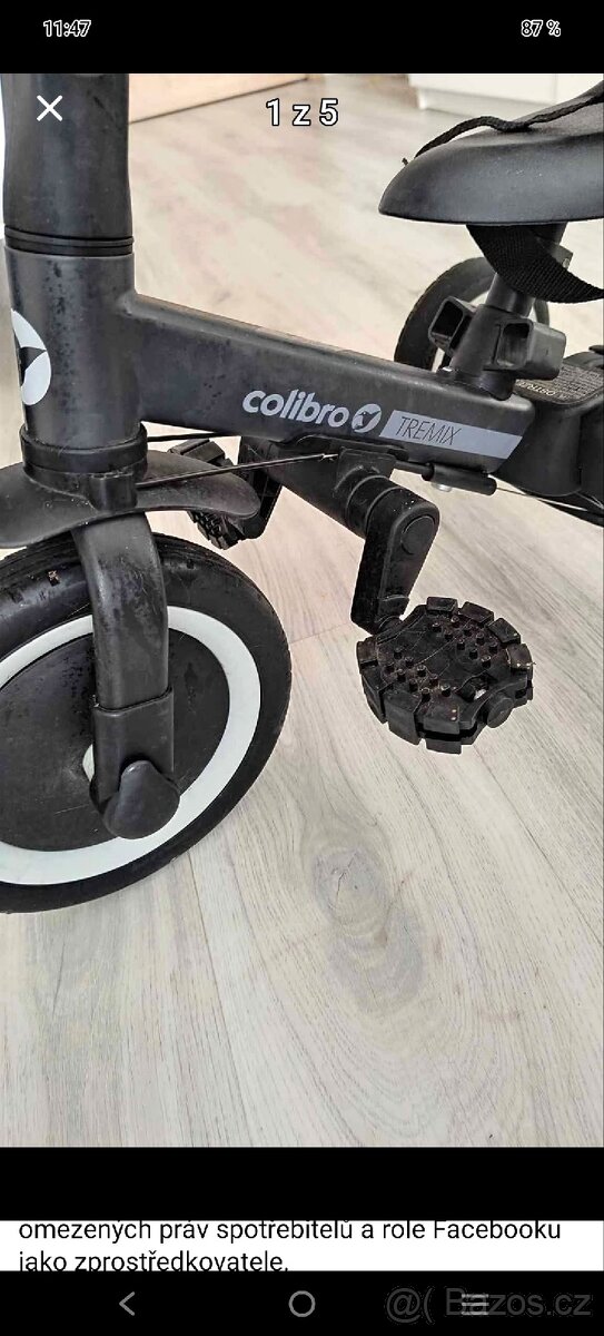 Kolo odrážedlo tříkolka zopa 6v1 - 3