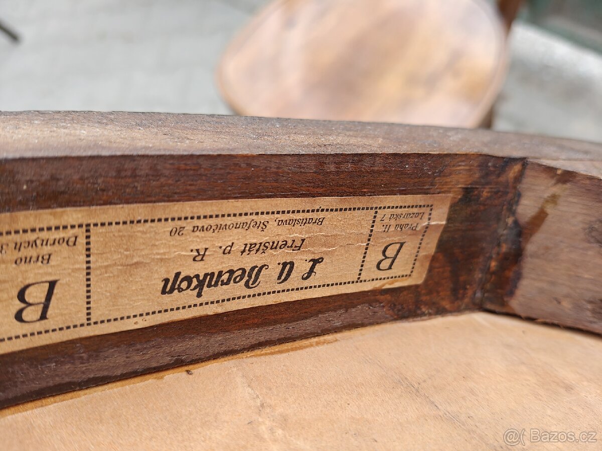 Starožitné židle ořech - 3