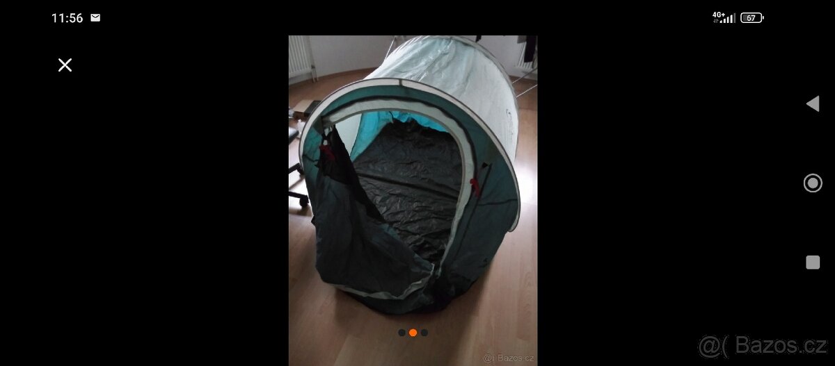 Prodám stan Easycamp Fireball 200 pro dvě osoby nový - 3