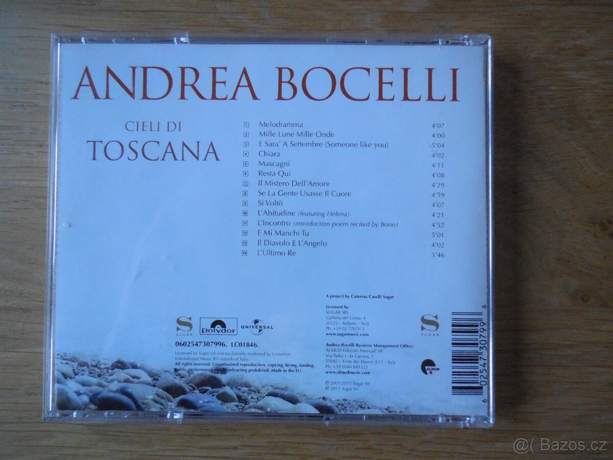 CD Andrea Bocelli - 3