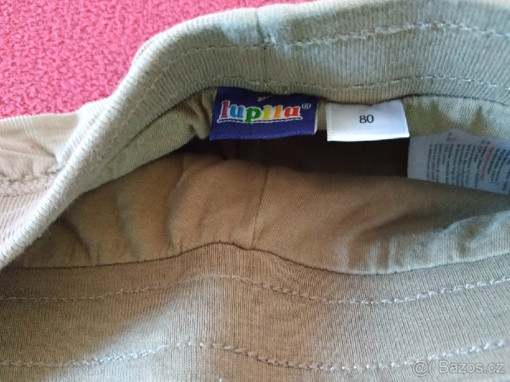 Zateplené kalhoty s medvídkem vel.80 - 3