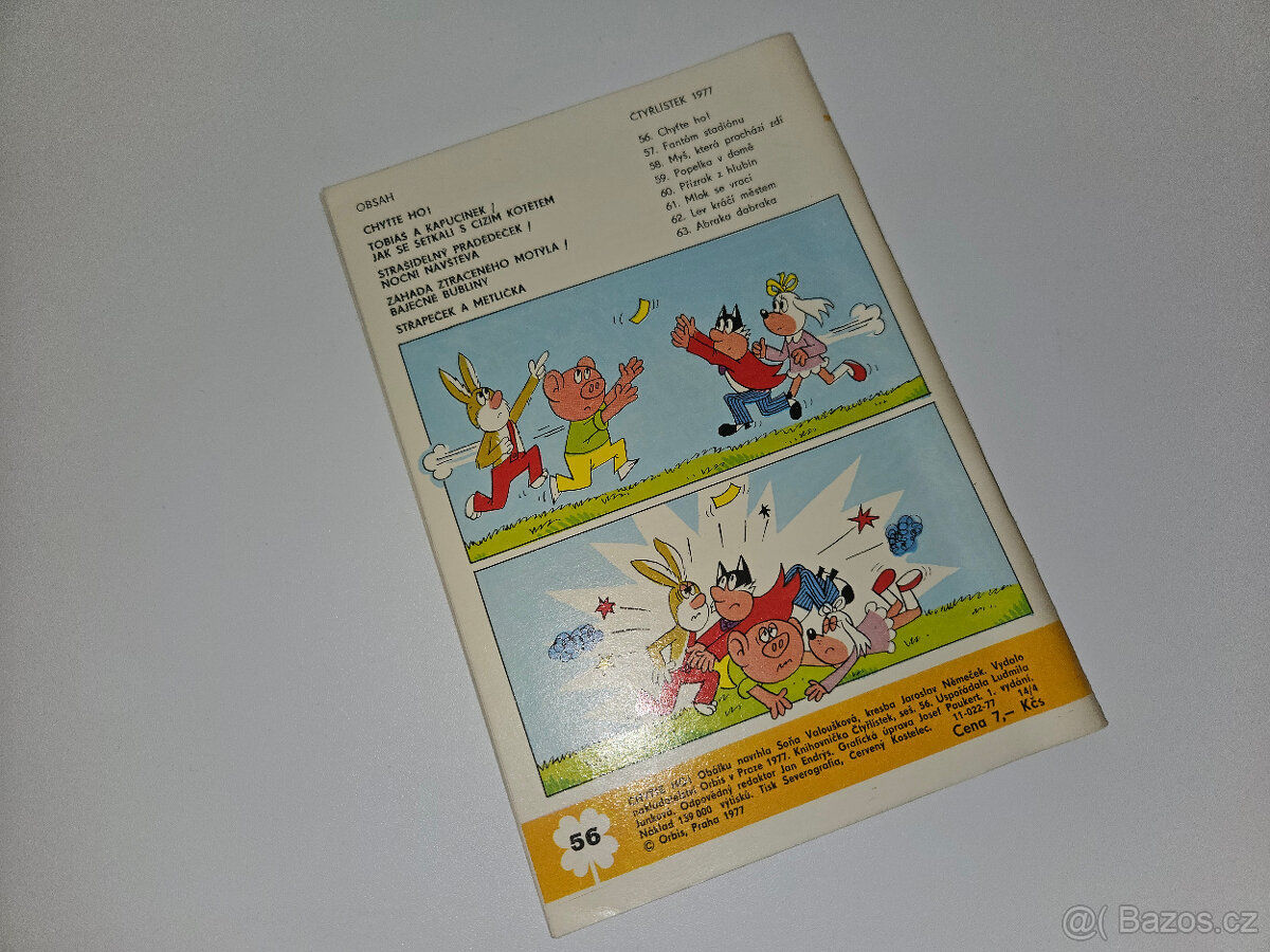 Čtyřlístek č. 56 - Chyťte ho - Original - NELUŠTĚNÝ - 3